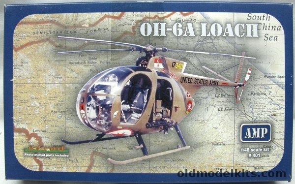 Eduard 1/48 OH-6A Loach (Cayuse) - US Army 'Miss Clawd IV', 401 plastic model kit